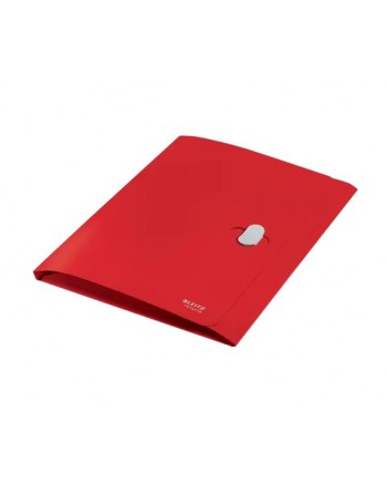 LEITZ CARPETA 3 SOLAPAS RECYCLE POLIPROPILENO A4 ROJO CON CIERRE - 46220025
