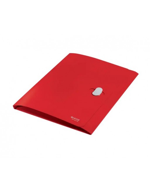 LEITZ CARPETA 3 SOLAPAS RECYCLE POLIPROPILENO A4 ROJO CON CIERRE - 46220025
