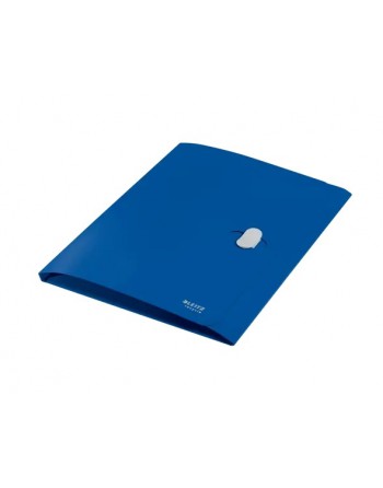 LEITZ CARPETA 3 SOLAPAS RECYCLE POLIPROPILENO A4 AZUL CON CIERRE - 46220035