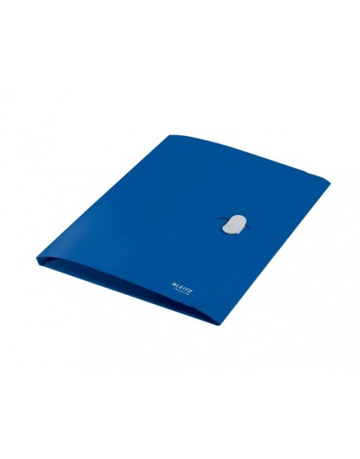 LEITZ CARPETA 3 SOLAPAS RECYCLE POLIPROPILENO A4 AZUL CON CIERRE - 46220035