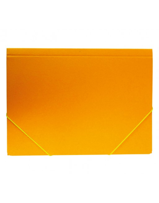 MARIOLA CARPETA CARTON GOMA FOLIO SOLAPA AMARILLO - 5285AM