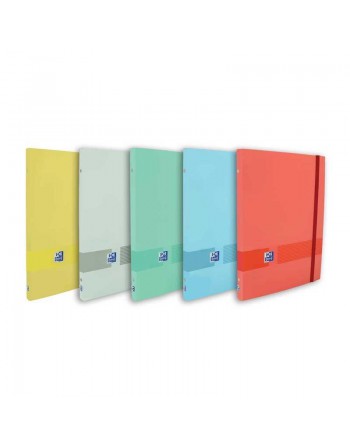 OXFORD CARPETA GOMAS LIVE AND GO A4 CON SOLAPAS COLORES SURTIDOS - 400153665