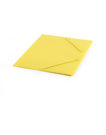 BLUERING CARPETA PLASTICO SOLAPAS Y GOMAS FORMATO AMARILLO GUMAPPVCSARDB