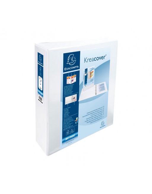 EXACOMPTA CARPETA PERSONALIZABLE A4+ D 2 ANILLAS DE 50 MM - 51824E