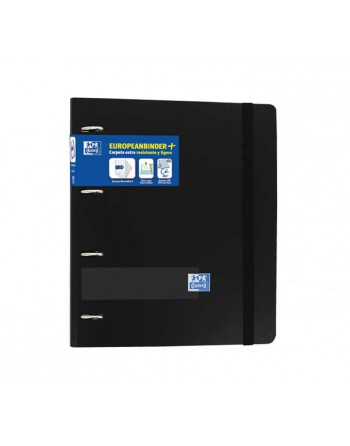 OXFORD CARPEBLOCK EBINDER+ 4 ANILLAS A4 5X5 100H NEGRO - 400119071