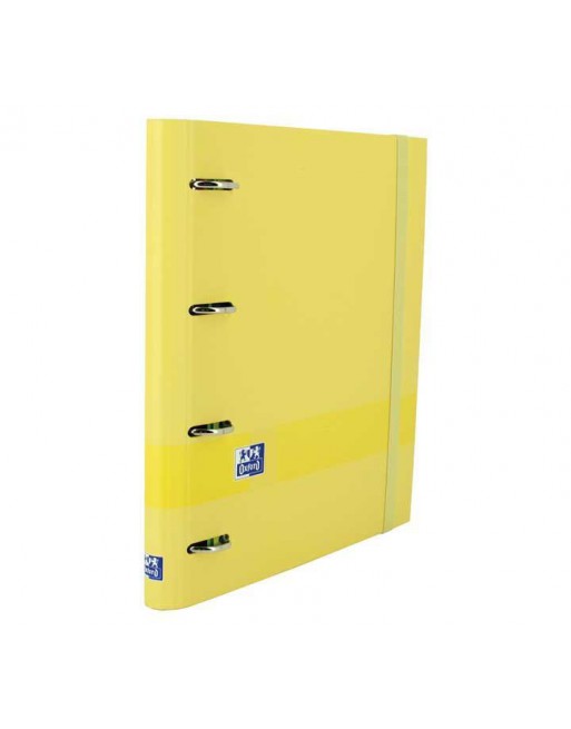 OXFORD CARPETA EBINDER OXFORD AND YOU 4 ANILLAS A4 CON RECAMBIO 5X5 100H BANANA - 400158660