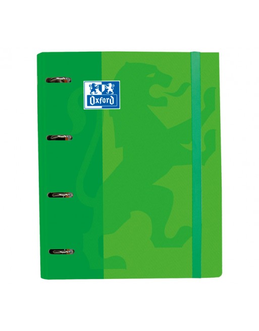 OXFORD CARPEBLOCK EBINDER+ 4 ANILLAS A4 5X5 100H MANZANO - 400109187