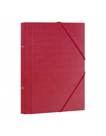 DOHE CARPETA CLASIFICADOR 12 COMPARTMENTOS DE CARTON FORRADO CON GOMAS FOLIO ROJO 10312