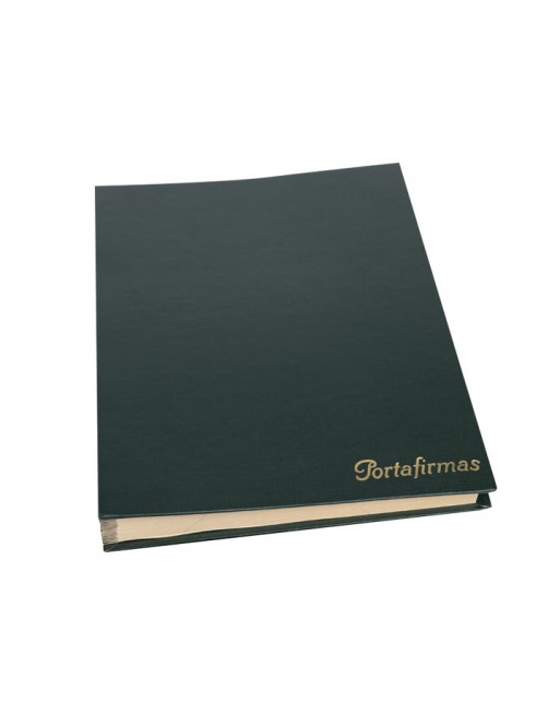 VARIS PORTAFIRMAS TAPA PLASTIFICADA 20 SEPARADORES NEGRO - 1720NEGRO