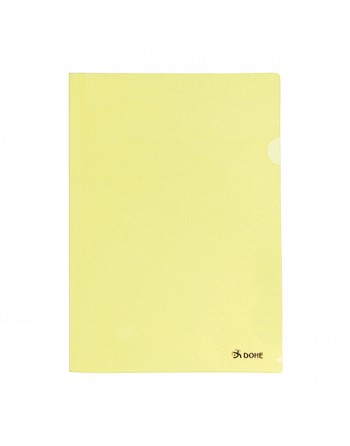 DOHE DOSSIERES UÑEROS PREMIUM CRISTAL COLOR AMARILLO 220 X 310 FORMATO A4 - 90423