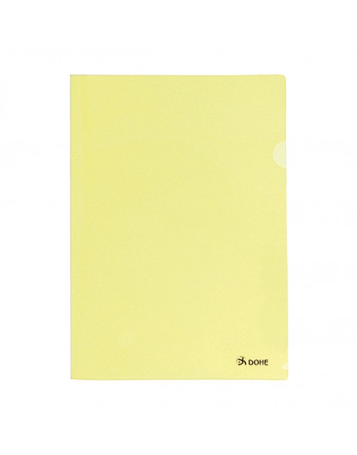 DOHE DOSSIERES UÑEROS PREMIUM CRISTAL COLOR AMARILLO 220 X 310 FORMATO A4 - 90423