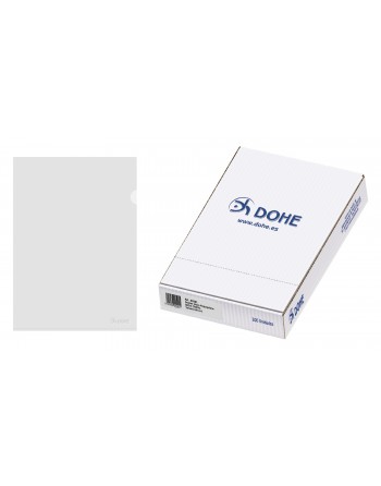 DOHE DOSSIERES UÑERO BASIC CRISTAL 217 X 305 FORMATO A4 CAJA DE 100 UNIDADES - 90591