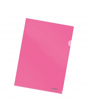 DOHE DOSSIERES UÑEROS CRISTAL COLOR ROSA 220 X 310 FORMATO A4 - 91470