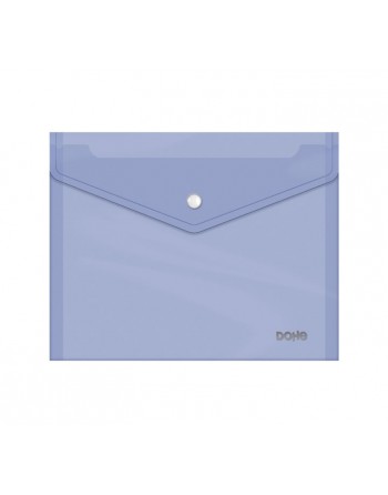 DOHE 10 SOBRES BROCHE POLIPROPILENO TRANSPARENTE A5 APAISADO MORADO 91488