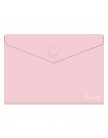 DOHE SOBRE CIERRE MAGNETICO SERENITY POLIPROPILENO OPACO ROSA PASTEL - 79795