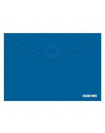 DOHE SOBRE CIERRE MAGNETICO COLOR VIBES POLIPROPILENO OPACO AZUL - 79799