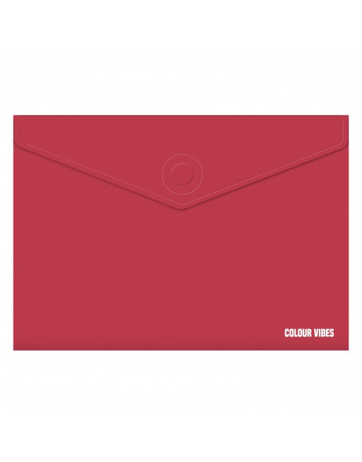 DOHE SOBRE CIERRE MAGNETICO COLOR VIBES POLIPROPILENO OPACO GRANA - 79800