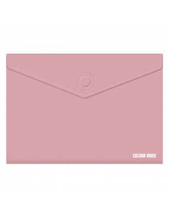 DOHE SOBRE CIERRE MAGNETICO COLOR VIBES POLIPROPILENO OPACO ROSA - 79804