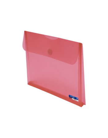 OFFICE BOX SOBRE VELCRO A4+ CLASSIC FUELLE ROJO - 90746