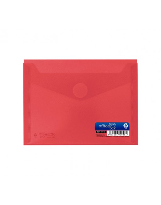 OFFICE BOX SOBRE VELCRO A6 CLASSIC ROJO - 90946