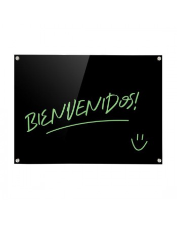 ARCHIVO2000 PIZARRA MURAL NEGRA CON SEPARADORES Y EMBELLECEDOR 47X34 CM  ID 45103M NE