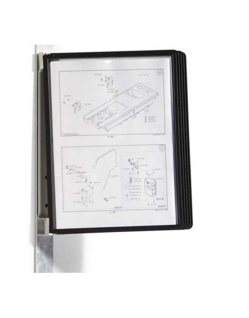 DURABLE CLASIFICADOR PARED VARIO MAGNEXICO WALL 5 FUNDAS A4 NEGRO - 591401