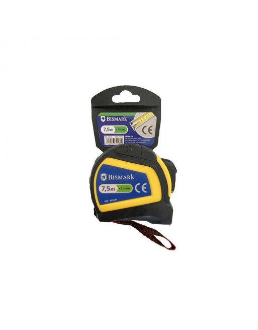 BISMARK FLEXOMETRO 7,5 MTS CINTA METRICA EXTENSIBLE 330181