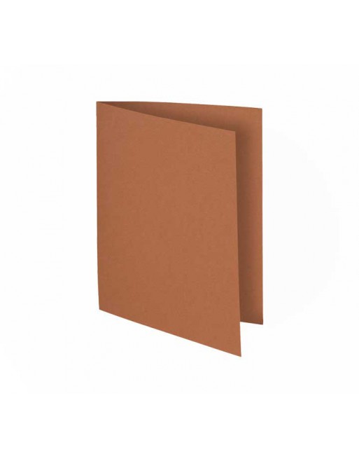 EXACOMPTA PACK 100 SUBCARPETA A4 FLASH PAPEL 80GR MARRON - 150024E