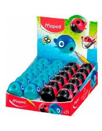 MAPED AFILALÁPICES CROC CROC EASY 1 AGUJERO COLORES SURTIDOS EXPOSITOR DE 24U 18113