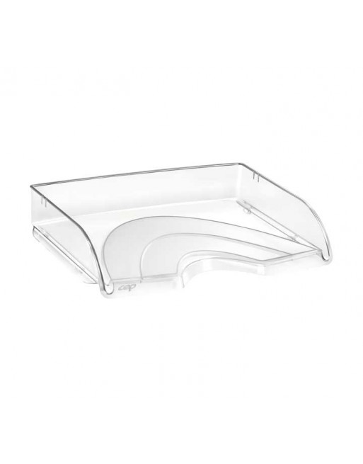 Bandeja apaisada con fondo liso CE135/2 cristal transparente