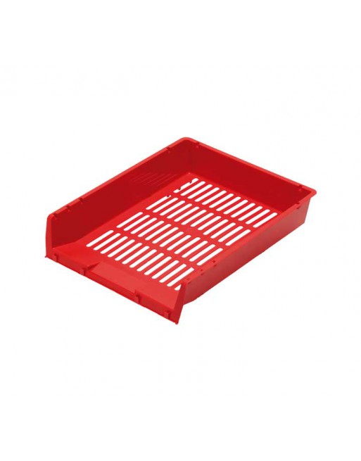 FAIBO BANDEJA APILABLE REJILLA 340X275X65MM ROJO - 90-03