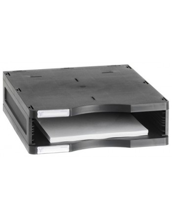 ARCHIVO 2000 MODULO ARCHIVODOC APILABLE 1 ALTURA ESTRECHO A4 360 X 300 X 90 COLOR NEGRO - 6511 NE