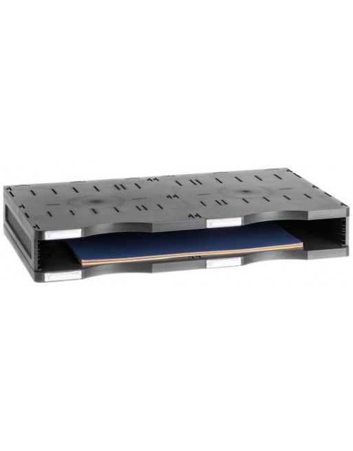 ARCHIVO 2000 MODULO ARCHIVODOC APILABLE 1 ALTURA ESTRECHO A3 360 X 600 X 90 COLOR NEGRO - 6504 NE