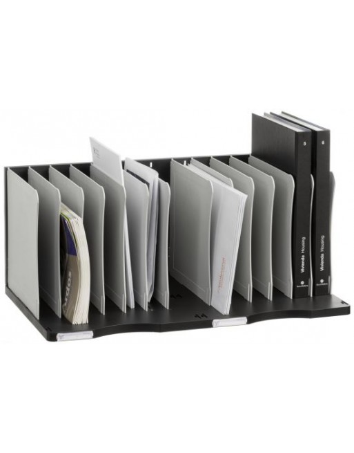 ARCHIVO 2000 MODULO ARCHIVODOC 14 SEPARADORES A4 360 X 600 X 255 COLOR NEGRO - 6506 GS-NE