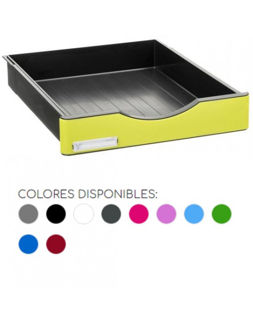ARCHIVO 2000 MODULO ARCHIVODOC 1 CAJONES INTERIOR 322 X 265 X 52 mm 10 COLORES - 6601 NE