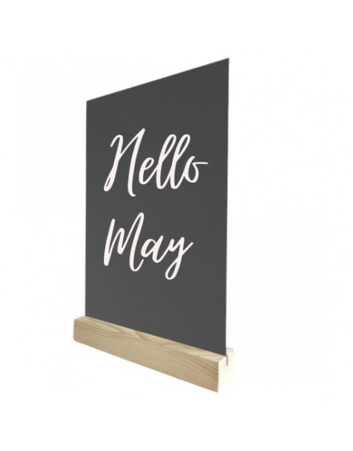 ARCHIVO2000 PIZARRA DE SOBREMESA DOBLE CARA CON BASE DE MADERA A4 VERTICAL ID 27204M NE