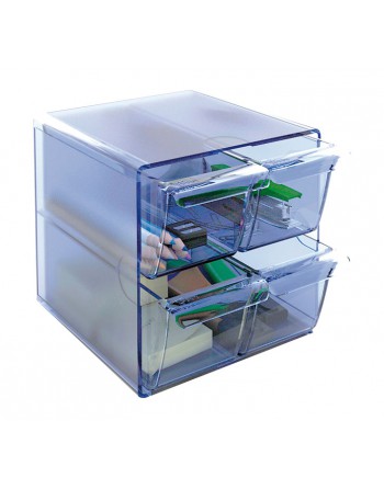 ARCHIVO 2000 CUBO C/4 CAJONES PEQUEÑO AZUL TR 6704 AZT - 6704 AZ TP