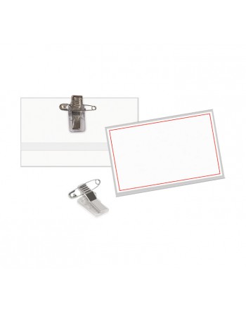 FORPUS 50 IDENTIFICADORES CON IMPERDIBLE+PINZA 54X90MM - FO70701