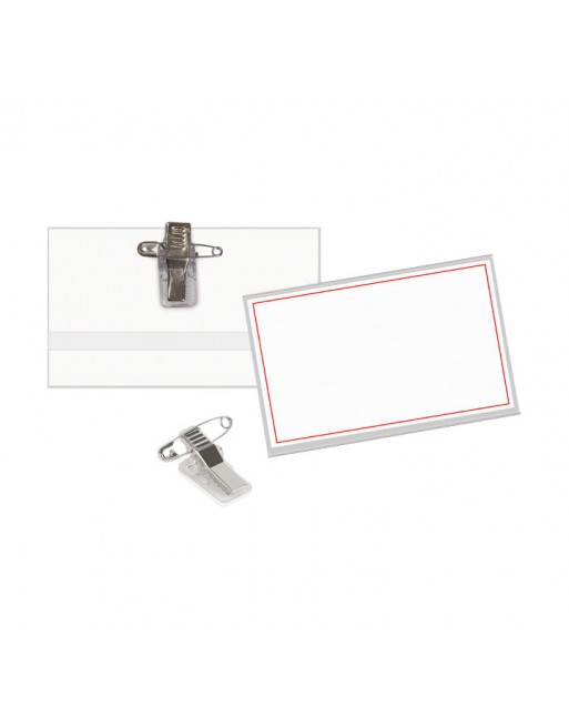 FORPUS 50 IDENTIFICADORES CON IMPERDIBLE+PINZA 54X90MM - FO70701