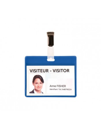 TARIFOLD PACK 25 IDENTIFICADOR CON PINZA +TARJETERO AZUL - 200501