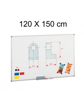 FAIBO PIZARRA BLANCA MAGNEXICA MARCO ALUMINIO 120X150 CM - 840-4