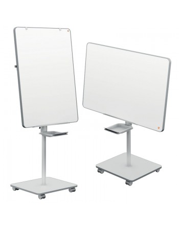 NOBO PIZARRA BLANCA CABALLETE MOVE Y MEET DOBLE ORIENTACION 60X104CM 1915644