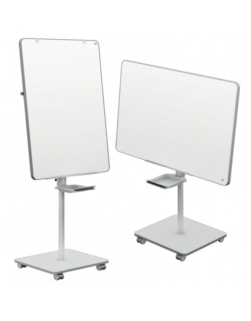 NOBO PIZARRA BLANCA CABALLETE MOVE Y MEET DOBLE ORIENTACION 60X104CM 1915644