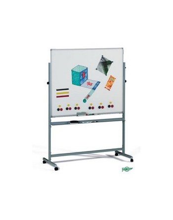 FAIBO PIZARRA 122X150 PORTATIL Y VOLTEABLE CON DOS CARAS BLANCAS 1 PARA ESCRITURA 1 BLANCA VITRIFICADA MAGNEXICA PIZBOL - 11/101