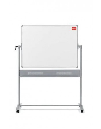 NOBO PIZARRA BLANCA CON SOPORTE VOLTEABLE MOVIL BASIC MELAMINA 120X90 1905239