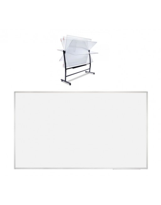 ROCADA PIZARRA BLANCA DOBLE CARA LACADA MAGNEXICA PARA ESTRUCTURA VOLTEABLE 150X120CM - RD-6951