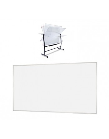 ROCADA PIZARRA BLANCA DOBLE CARA VITRIFICADA MAGNEXICA PARA ESTRUCTURA VOLTEABLE 120X90CM - RD-6854