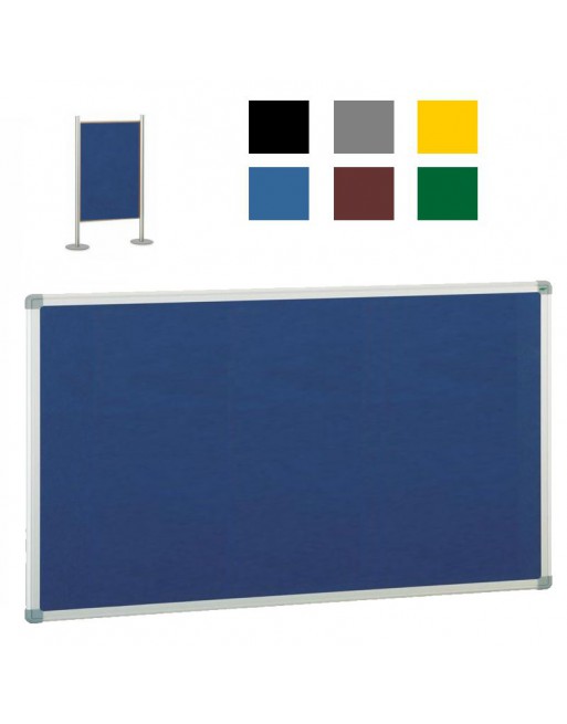 Pizarras - Tablero de corcho con marco de aluminio (serie Basic Board  Aluminio)