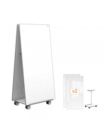 NOBO SISTEMA DE SOPORTE MOVIL PARA 2 TABLEROS MOVE&MEET 2 PIZARRAS MAGNEXICAS 1915560