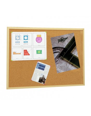 FAIBO TABLERO CORCHO MARCO MADERA 30X40CM - 607-01